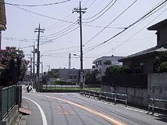世田谷清掃工場の煙突
