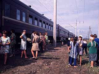 衝突したシベリア鉄道