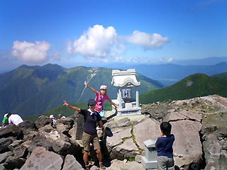 茶臼岳登頂