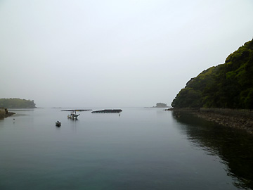 下ノ倉から下須島の南端を望む