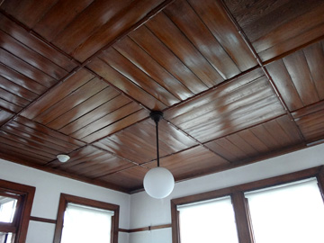 竹格子の天井