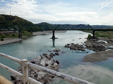 天竜川と天竜浜名湖線の鉄橋