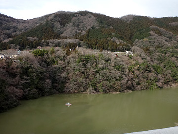 名手橋から見る津久井湖