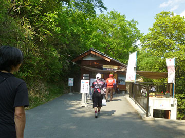 竹田城跡の入口