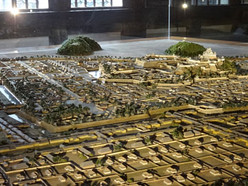 姫路城下町の模型