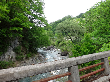 青木川を渡る橋