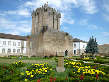 14世紀のお城の塔