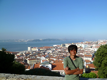 リスボンの街とサイダー