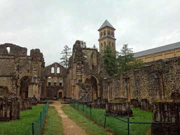 旧修道院の中心部分