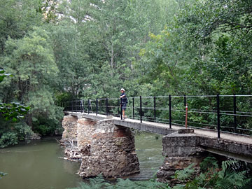 エブロ川にかかる橋