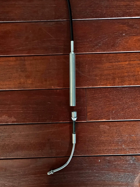 『ぶんかいくん』にアウターケーブルを取り付ける