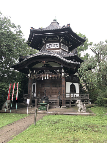 世田谷観音寺の六角堂