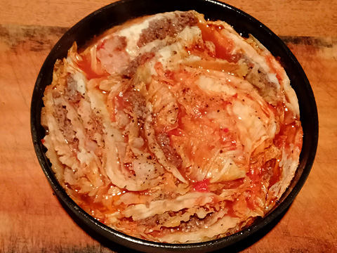 ひき肉とトマトスープベース・バージョン
