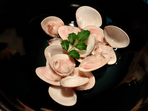 ぜんなの酒蒸し