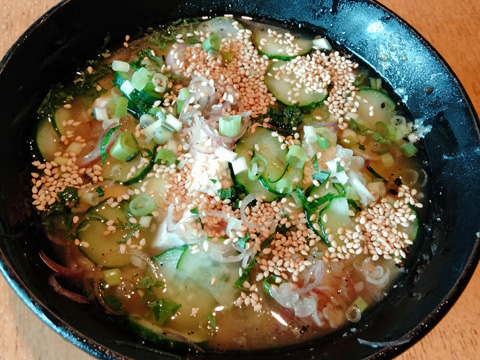 冷や汁そうめん