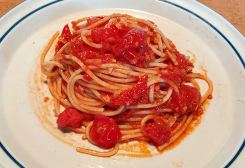 南イタリア風トマトソース・スパゲッティ