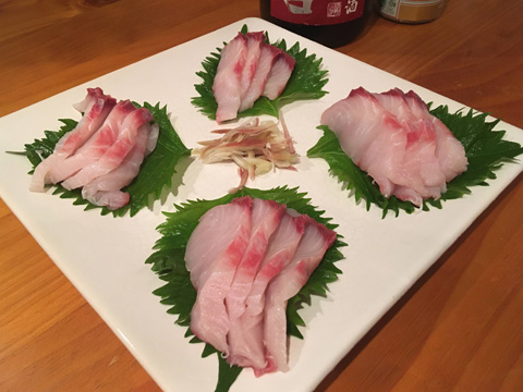 シイラの刺身