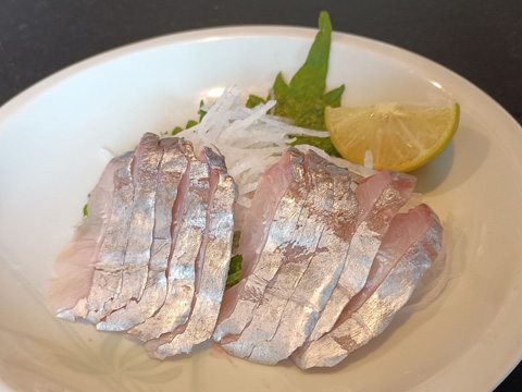 タチウオの刺身