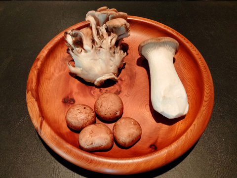 舞茸、エリンギ、マッシュルーム