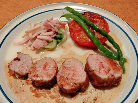 豚ヒレ肉のムニエル
