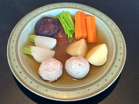 肉団子と干し椎茸のポトフ