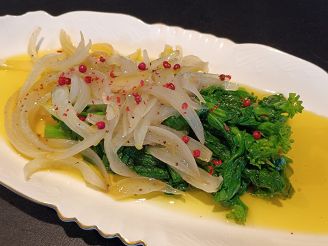 菜の花のマリネ