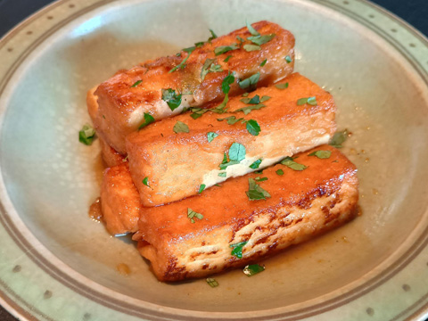 厚揚げの木の芽焼き