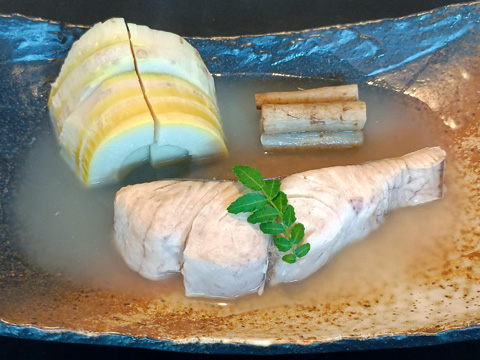 さわらとたけのこの煮物