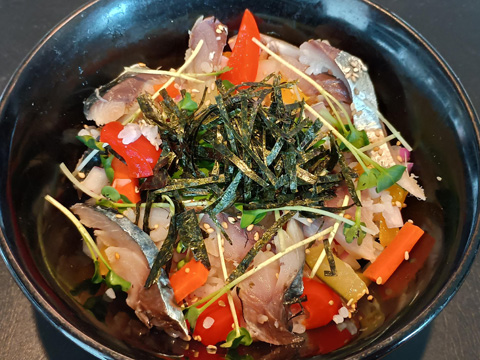 しめ鯖ちらし丼