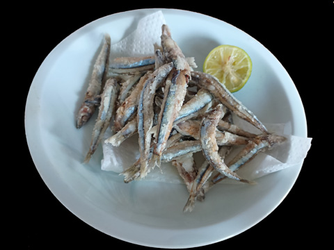 キビナゴの唐揚げ