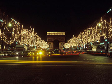 シャンゼリゼのイルミネーション