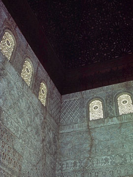 大使の間の天井