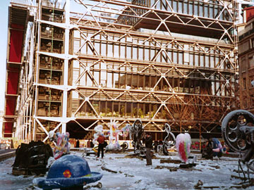 凍りついたストラヴィンスキー広場