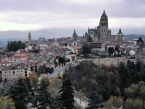 セゴビア旧市街の風景