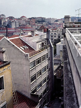 ホテルの部屋からの眺め