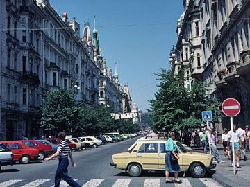 プラハの通り