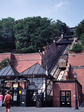 ブダ城ケーブルカー