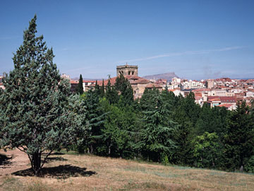 高台から見たソリアの街