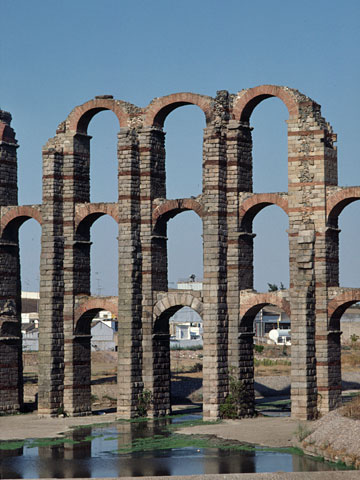 花崗岩とレンガ