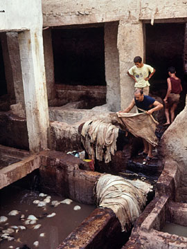 皮を柔らかくするプール