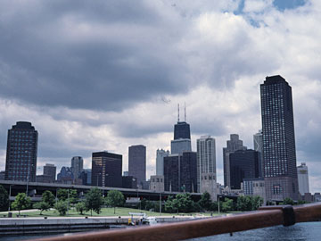 シカゴ川の北側