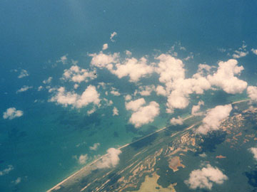 カリブ海と浜辺