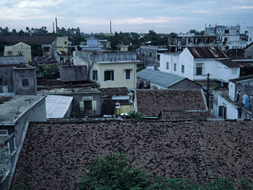 宿の窓からの景色
