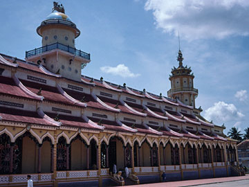 寺院の側面
