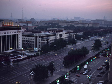 北京飯店からの眺め