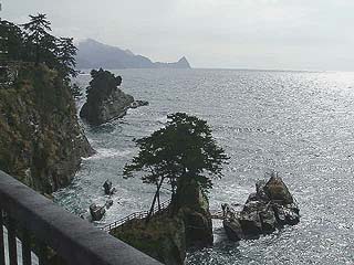 堂ガ島から松崎方面への眺め