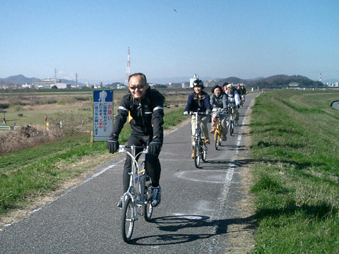 渡良瀬川左岸自転車道