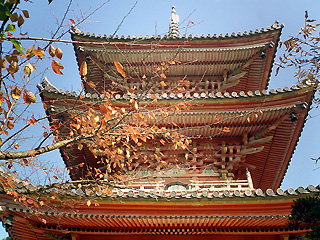 向上寺の三重塔