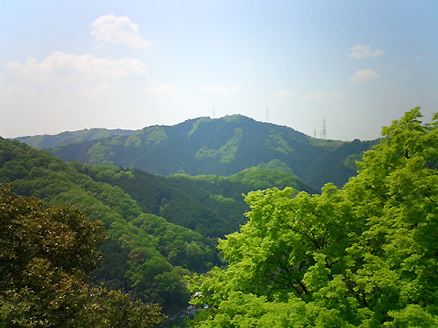 笠置寺付近からの眺め