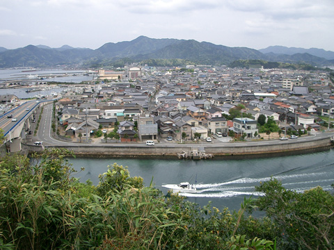 王子山公園から仙崎を望む